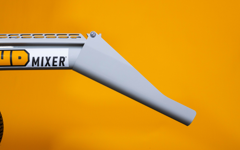 concrete chute for the MudMixer